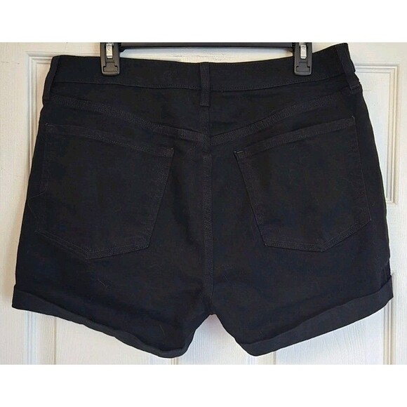 Old Navy Womens High Rise Wow HR Short Black Jack Jean Shorts Size 14 3" Plus Sz - Picture 12 of 12